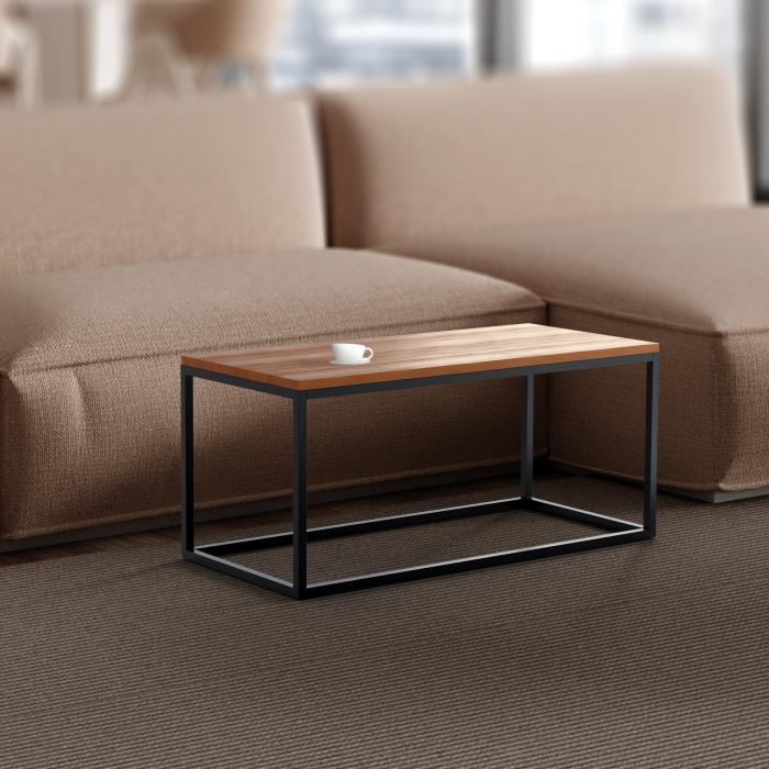 Couchtisch HLO-CP6 100x45x50 cm ~ eiche