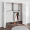 Kleiderstange HLO-CP90 80x80 cm ~ schwarz