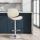 Barhocker HLO-CP308 Kunstleder chrom ~ walnuss/creme