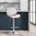 Barhocker HLO-CP309 Stoff chrom ~ walnuss/creme