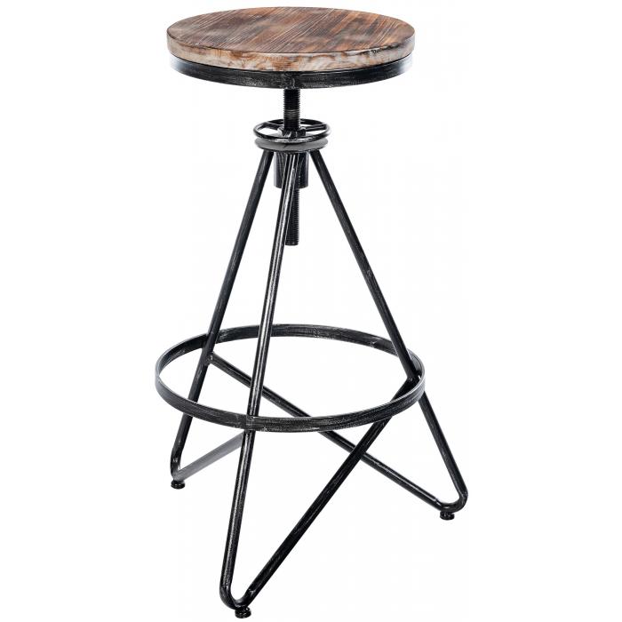 Barhocker HLO-CP22 ~ silber