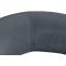 Barhocker HLO-CP288 Samt chrom ~ dunkelgrau