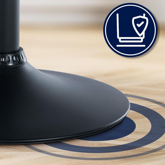 Barhocker HLO-CP288 Samt schwarz ~ dunkelgrau