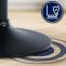 Barhocker HLO-CP288 Samt schwarz ~ creme