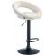 Barhocker HLO-CP288 Samt schwarz ~ creme