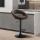 Barhocker HLO-CP288 Samt schwarz ~ braun