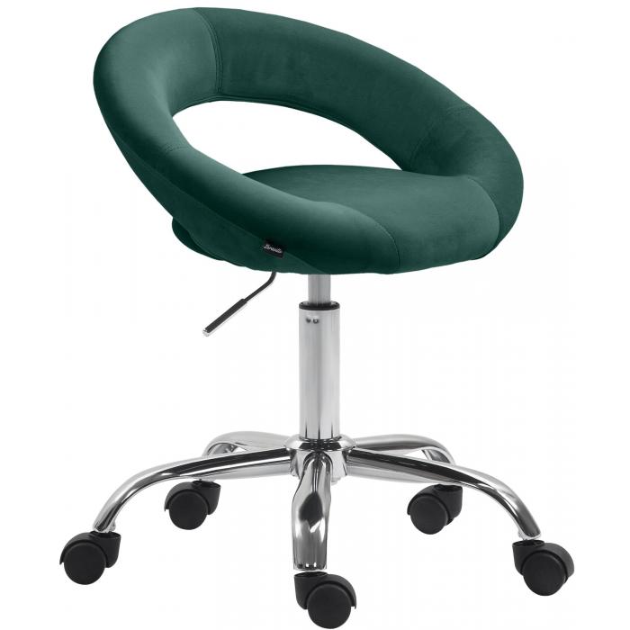 Arbeitshocker HLO-CP132 Samt ~ grn