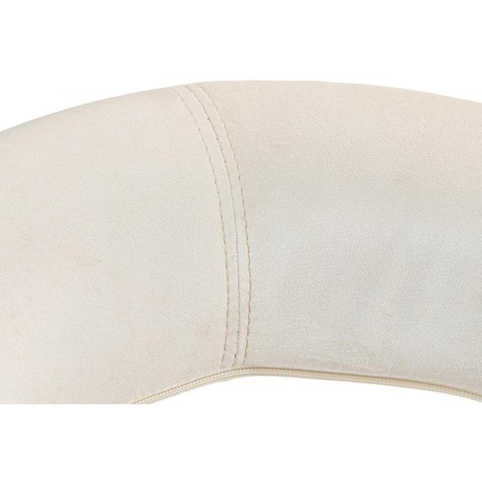 Arbeitshocker HLO-CP132 Samt ~ creme