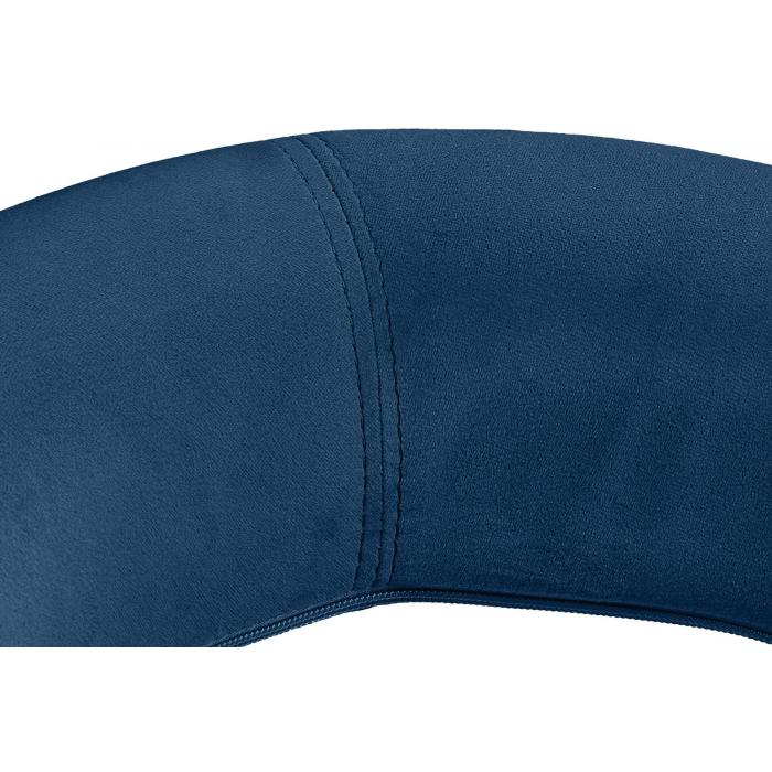 Arbeitshocker HLO-CP132 Samt ~ blau