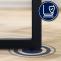 Barhocker HLO-CP322 Stoff B ~ dunkelgrau