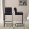 Barhocker HLO-CP322 Stoff B ~ dunkelgrau