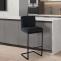 Barhocker HLO-CP322 Stoff B ~ dunkelgrau