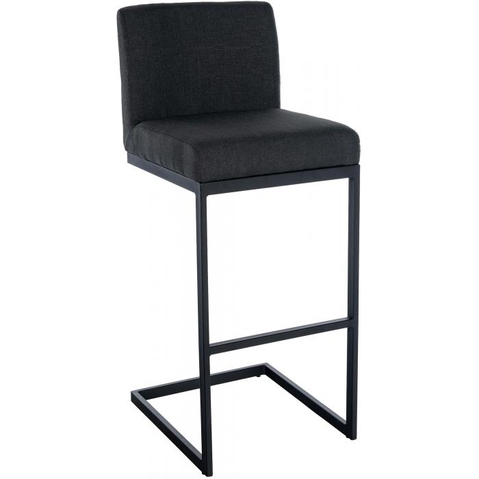 Barhocker HLO-CP322 Stoff B ~ dunkelgrau