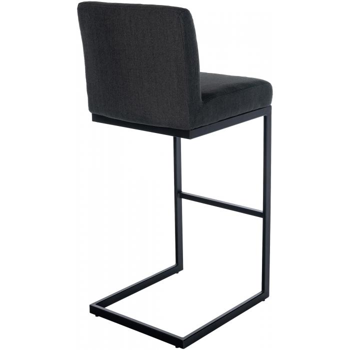 Barhocker HLO-CP322 Stoff B ~ dunkelgrau