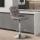 Barhocker HLO-CP325 Samt chrom ~ grau