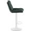 Barhocker HLO-CP325 Samt wei ~ dunkelgrn