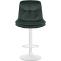 Barhocker HLO-CP325 Samt wei ~ dunkelgrn