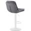Barhocker HLO-CP325 Samt wei ~ dunkelgrau
