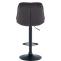 Barhocker HLO-CP325 Samt schwarz ~ schwarz