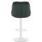 Barhocker HLO-CP325 Samt wei ~ dunkelgrn