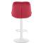 Barhocker HLO-CP325 Samt wei ~ rot