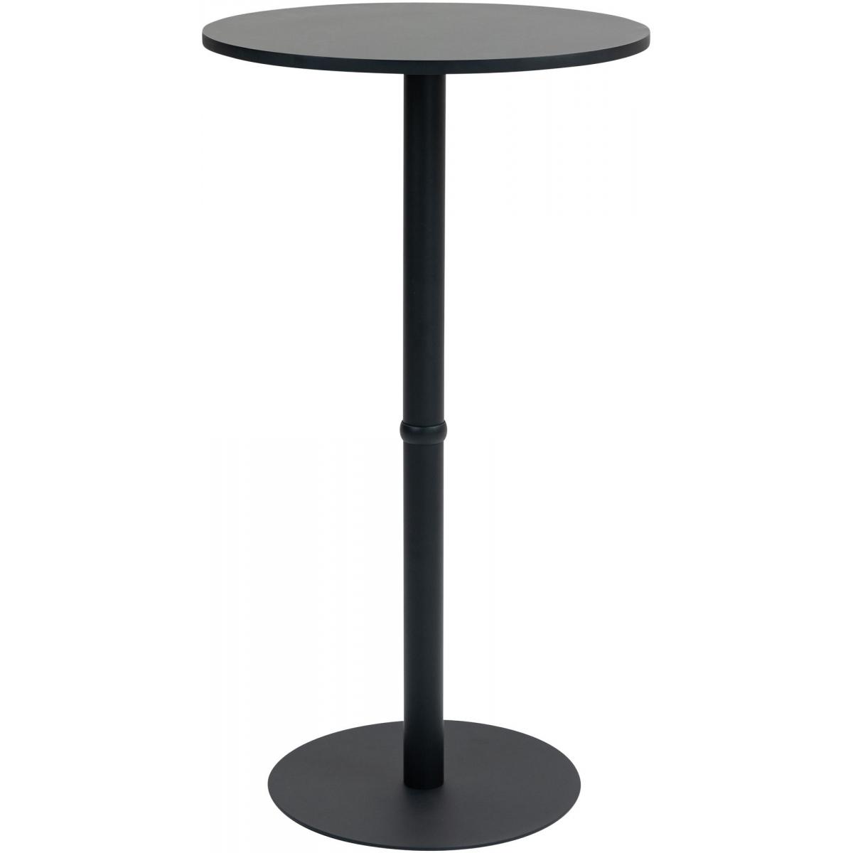 Stehtisch HLO-CP6 rund 60 cm ~ schwarz/schwarz