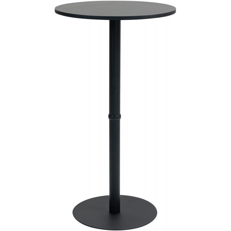 Stehtisch HLO-CP6 rund 60 cm ~ schwarz/schwarz