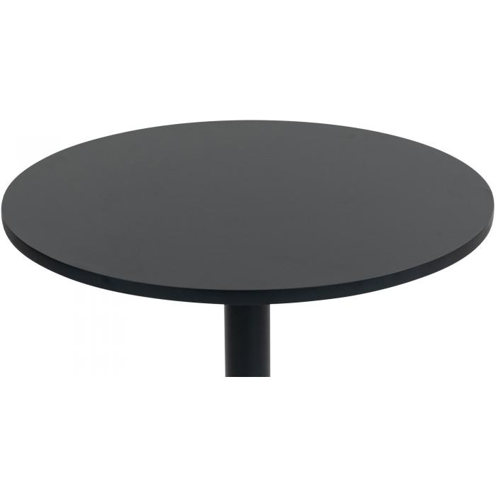 Stehtisch HLO-CP6 rund 60 cm ~ schwarz/schwarz
