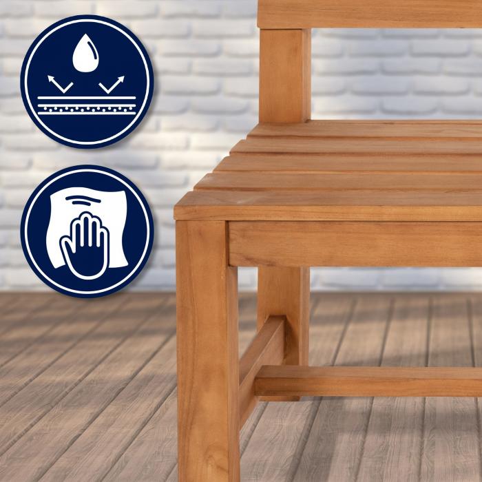 Teakbank HLO-CP26 180 cm ~ teak