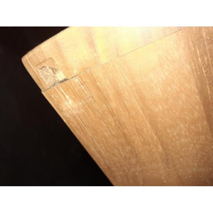 Defekte Ware (Teile gebrochen SK5) | Teak-Waschbeckenunterschrank HWC-M92, Waschtisch Schrank, B-Grade-Teak, 61x65x40cm