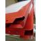 B-Ware (Ecken verbogen SK3) | Rollcontainer Boston T851, Schubladenschrank Stahlschrank, 110x28x41cm 8 Schubladen ~ rot