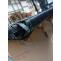 B-Ware (Rattan gerissen SK1) | Poly-Rattan Kissenbox HWC-D88, Gartentruhe Auflagenbox ~ Premium schwarz 51x100x50cm 170l