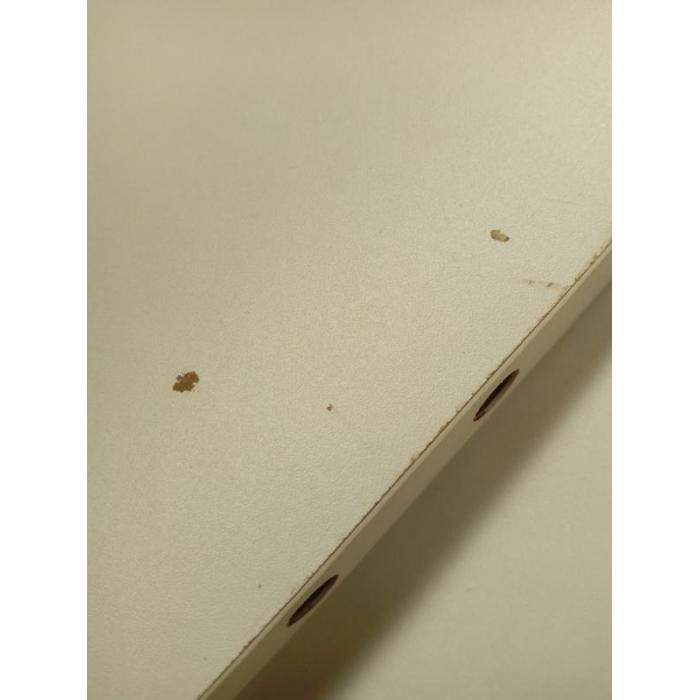 Defekte Ware (Holz/Lackschden SK3) | Hngeschrank HWC-L86, Badschrank, MVG Melamin 2 Tren 3 Fcher 160x33cm ~ wei