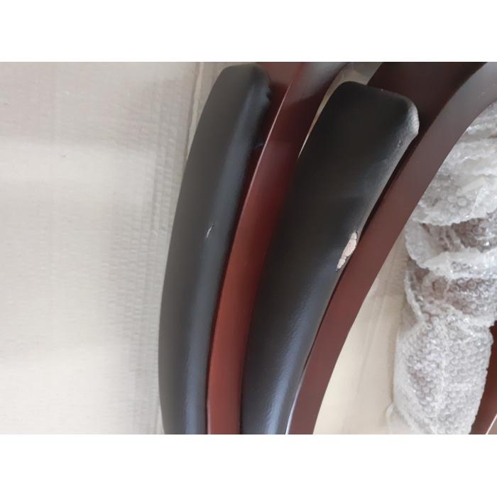 B-Ware (Armlehne beschdigt SK2) | Relaxliege ARLES II, Relaxsessel MIT Massage, Massagesessel ~ Kunstleder, coffee