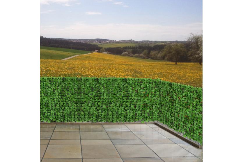 neu.haus Blätter Zaun 300x100cm Grün Sichtschutz Windschutz Balkon Verkleidung 