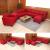 Modular Sofa-System Couch-Garnitur Lyon 6-1-1, Kunstleder ~ rot