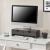 Monitorstnder HLO-PX14 mit 2 Schubladen 50x18x13cm ~ Dunkelgrau