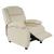 Fernsehsessel Relaxsessel Liege Sessel Lincoln, Kunstleder ~ creme