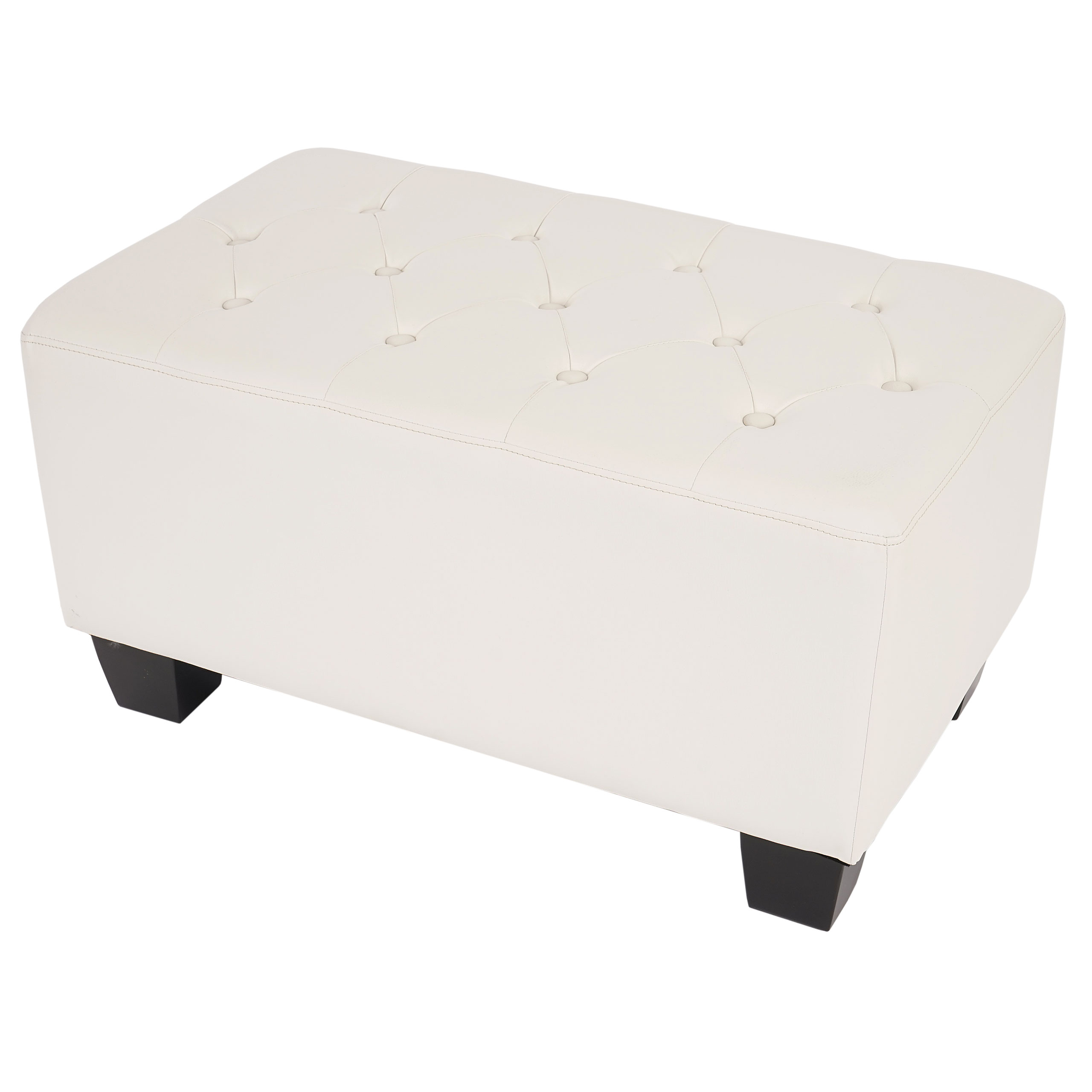Luxus 3er Sofa Loungesofa Couch Chesterfield Edinburgh Kunstleder ~ eckige Füße, braun Luxus 3er Sofa Loungesofa Couch Chesterfield Edinburgh Kunstleder ~ eckige Füße, braun