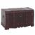 Holztruhe Holzbox Schatztruhe Valence Antikoptik 39x67x38cm ~ rund