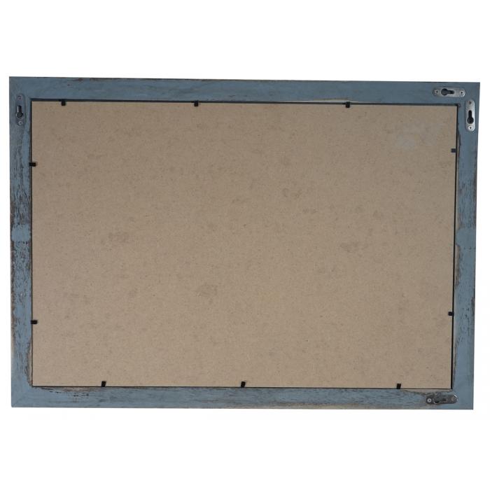 Bilderrahmen T248, Fotorahmen Holzrahmen Wand-Rahmen, 36x51cm Shabby-Look Landhauss ~ wei