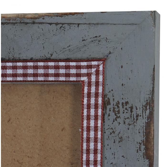 Bilderrahmen T248, Fotorahmen Holzrahmen Wand-Rahmen, 36x51cm Shabby-Look Landhauss ~ wei