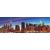 LED-Bild, Leinwandbild Leuchtbild Wandbild, Timer ~ 120x40cm New York, flackernd