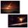 2x LED-Bild Leinwandbild Leuchtbild Wandbild 40x60cm, Timer ~ Planet