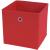 Faltbox T362, Aufbewahrungsbox Ordnungsbox, Stoff/Textil 28x28x28cm ~ rot