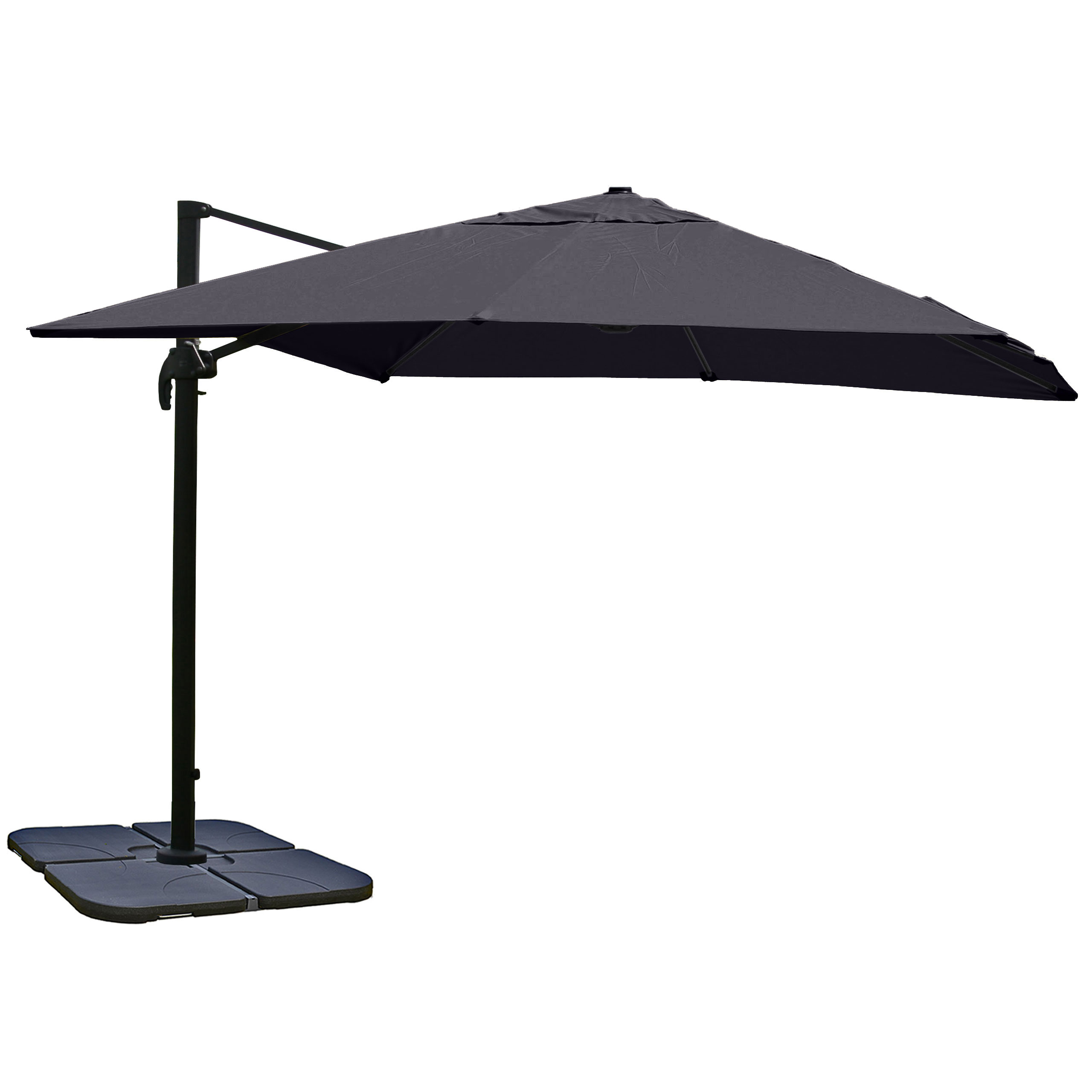 Gastronomie-Ampelschirm mit Schirmständer
