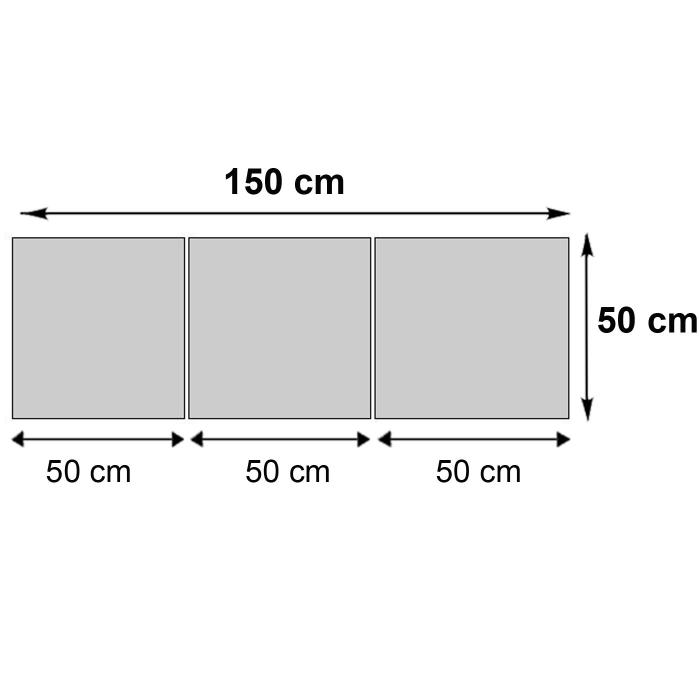 Leinwandbild T376, Wandbild Keilrahmenbild Kunstdruck, 3-teilig 150x50cm ~ New York