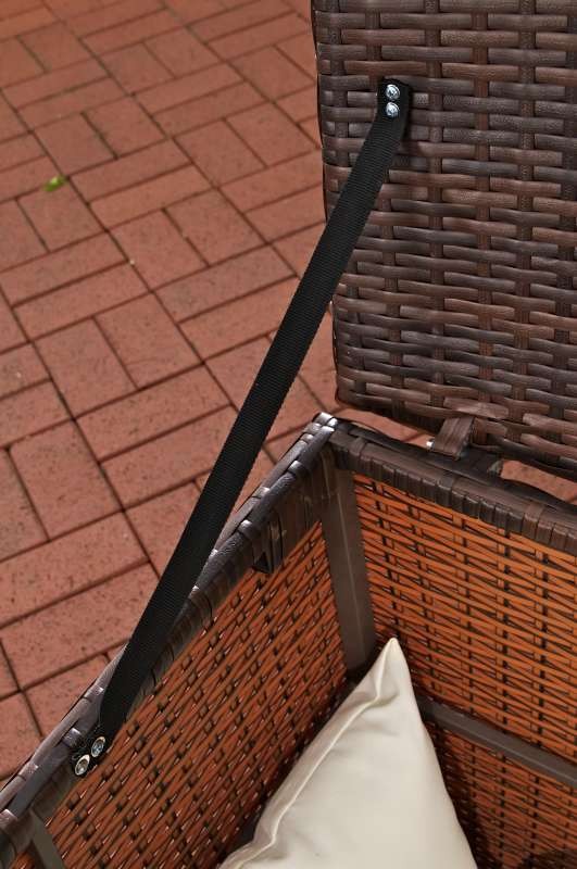 Auflagenbox Poly-Rattan