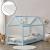 Kinderbett HLO-PX136 90x200 cm mit Kaltschaummatratze ~ Blau