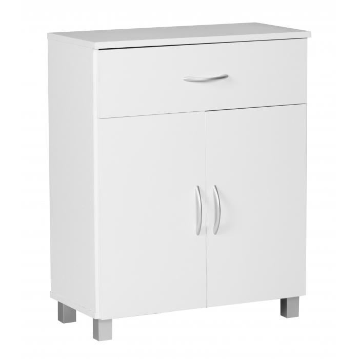 regalschrank mit turen und schubladen, sideboard a050, kommode schrank, mit 2 türen 1 schublade, 60x75x30cm, Design ideen